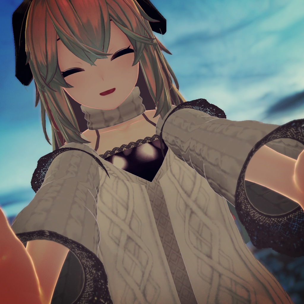 【VRChat想定】クールニット【お着替え用】