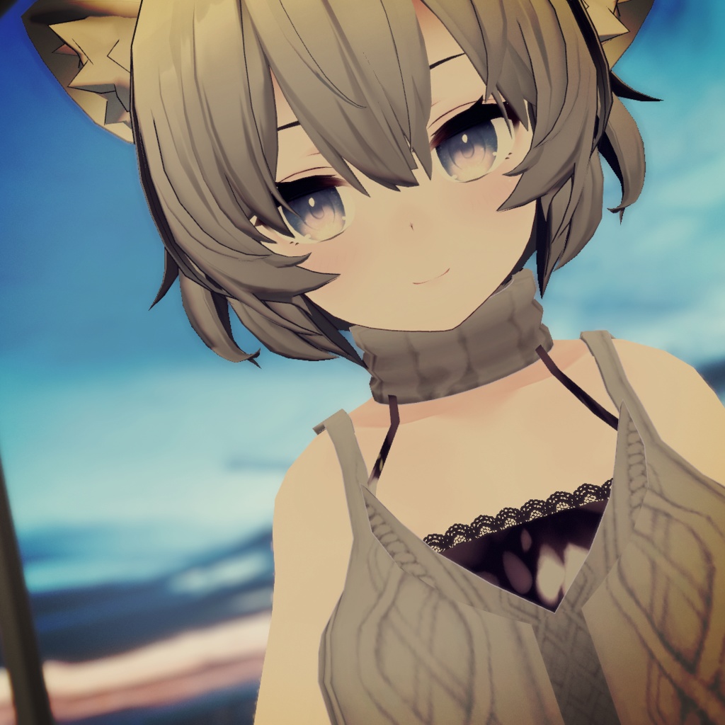 【VRChat想定】クールニット【お着替え用】