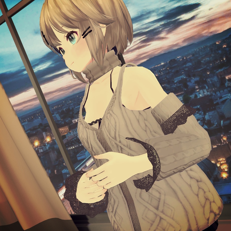 【VRChat想定】クールニット【お着替え用】