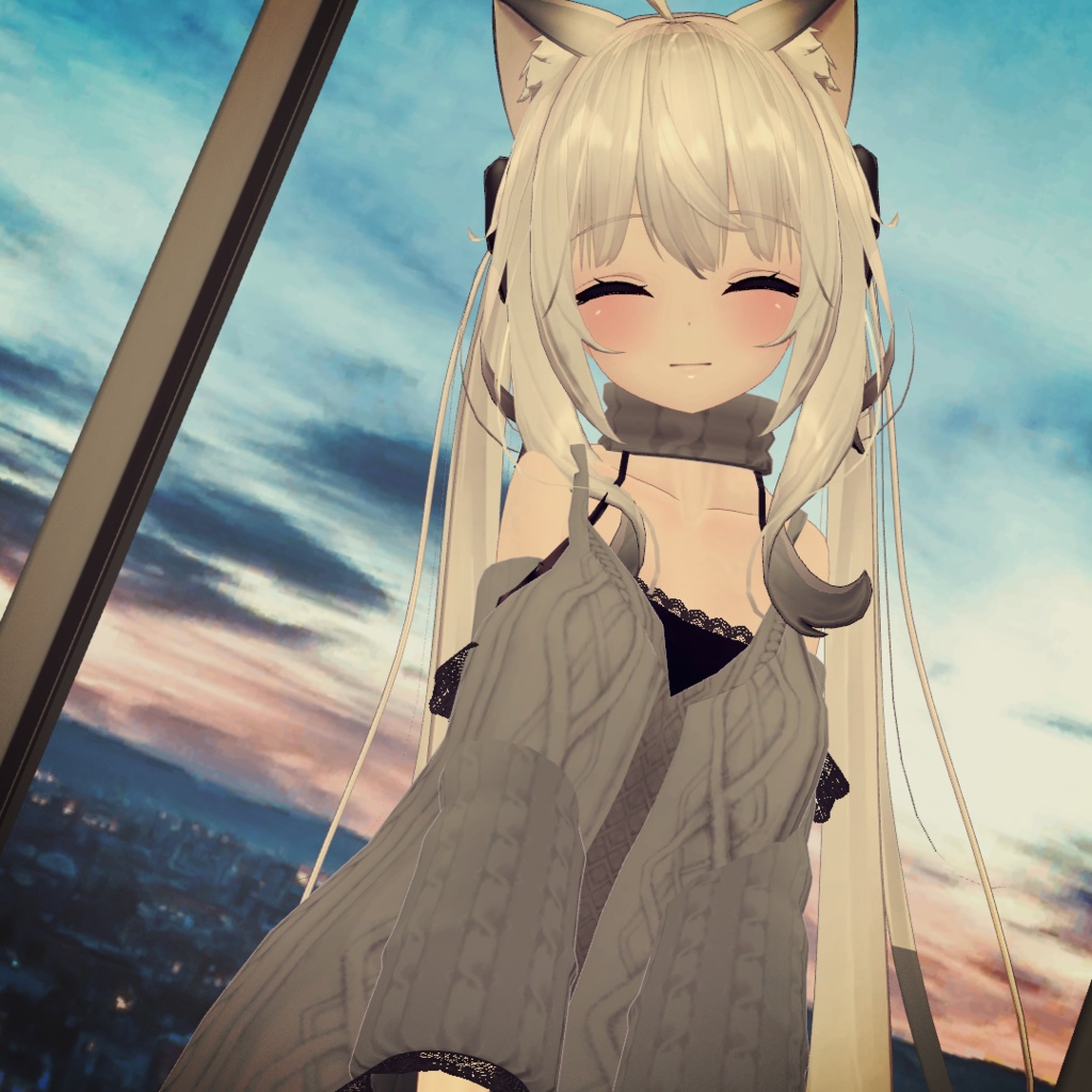 【VRChat想定】クールニット【お着替え用】