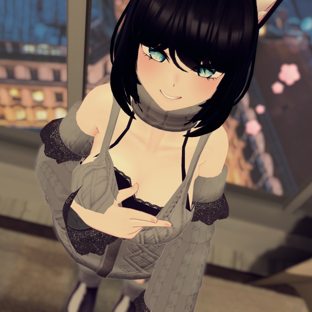 【VRChat想定】クールニット【お着替え用】