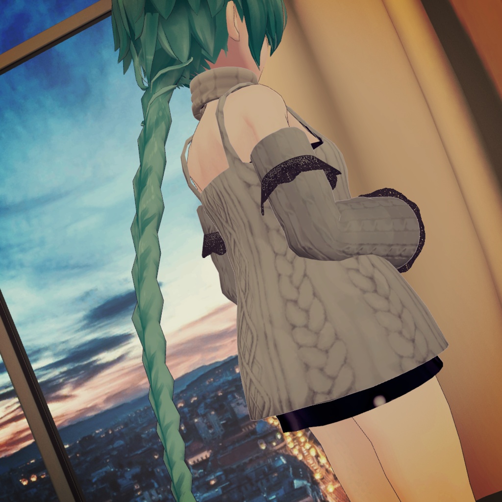 【VRChat想定】クールニット【お着替え用】