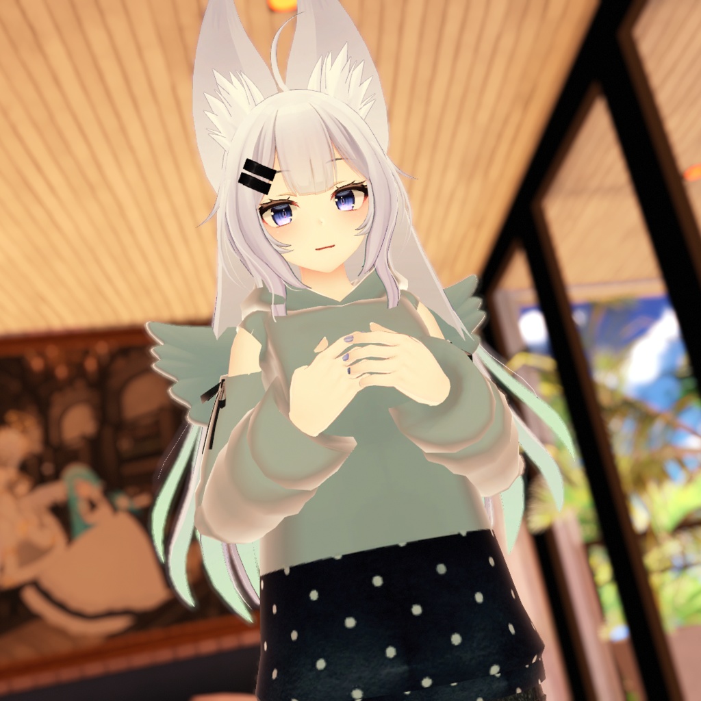 【VRChat想定】エンジェルフード【お着替え用】