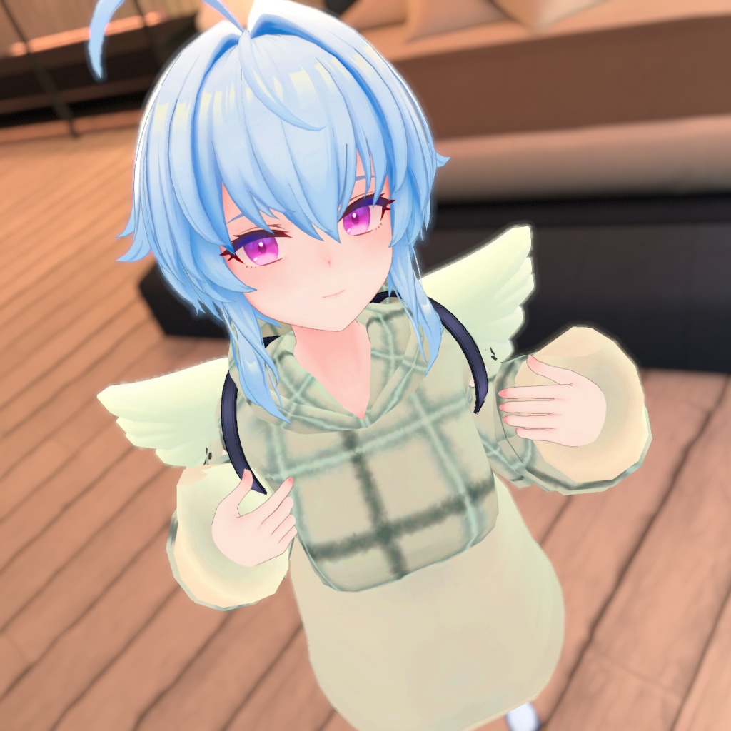 【VRChat想定】エンジェルフード【お着替え用】