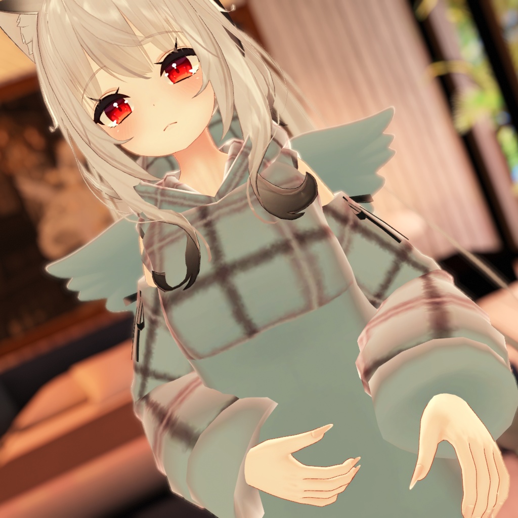 【VRChat想定】エンジェルフード【お着替え用】