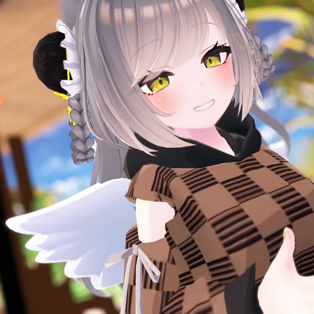 【VRChat想定】エンジェルフード【お着替え用】