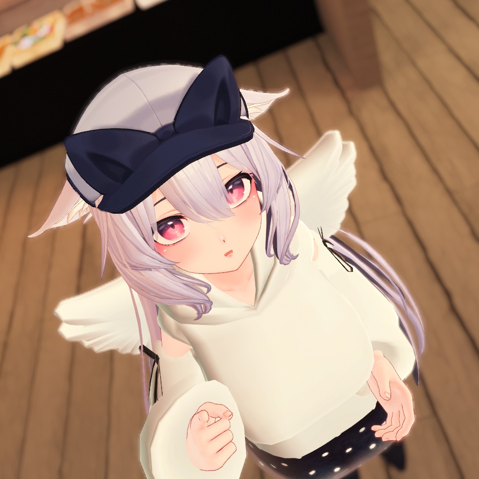 【VRChat想定】エンジェルフード【お着替え用】