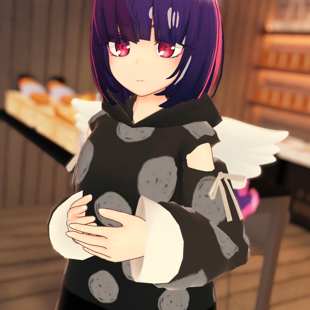 【VRChat想定】エンジェルフード【お着替え用】