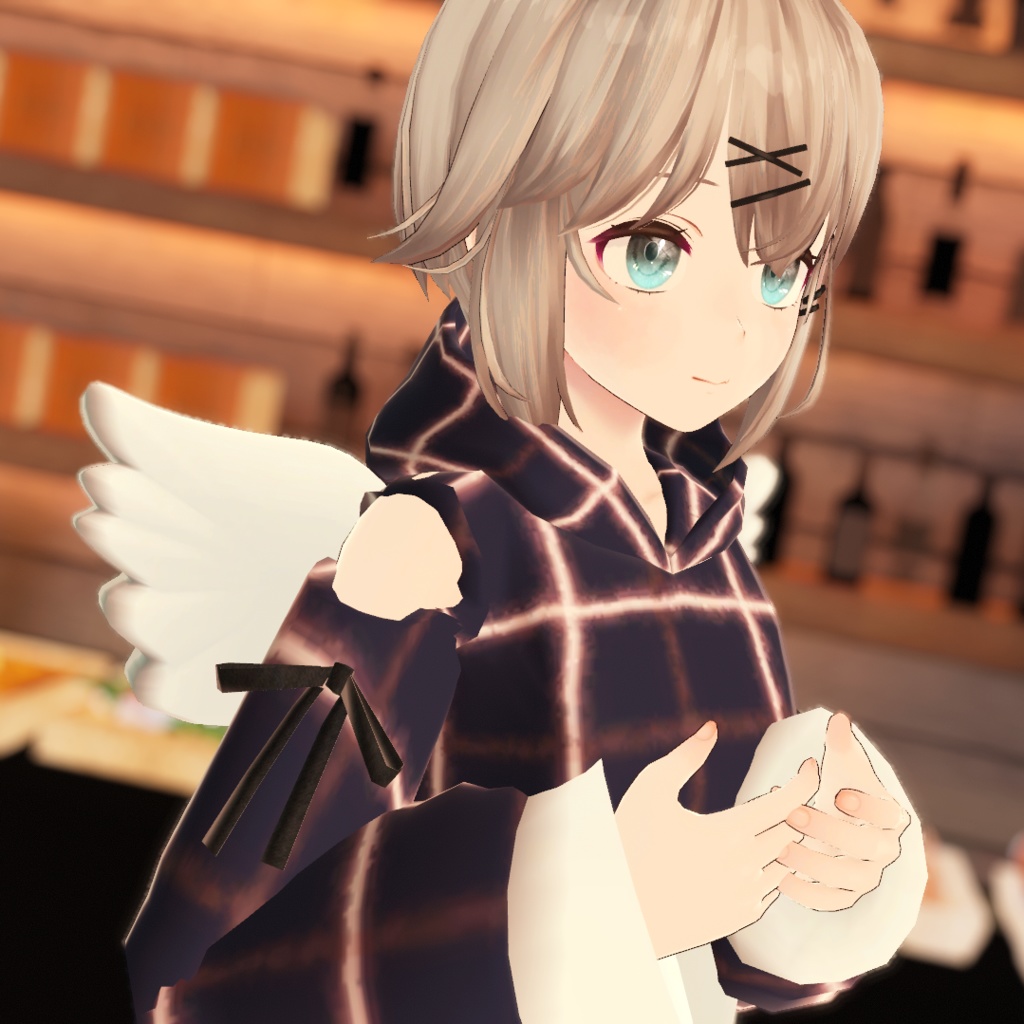 【VRChat想定】エンジェルフード【お着替え用】