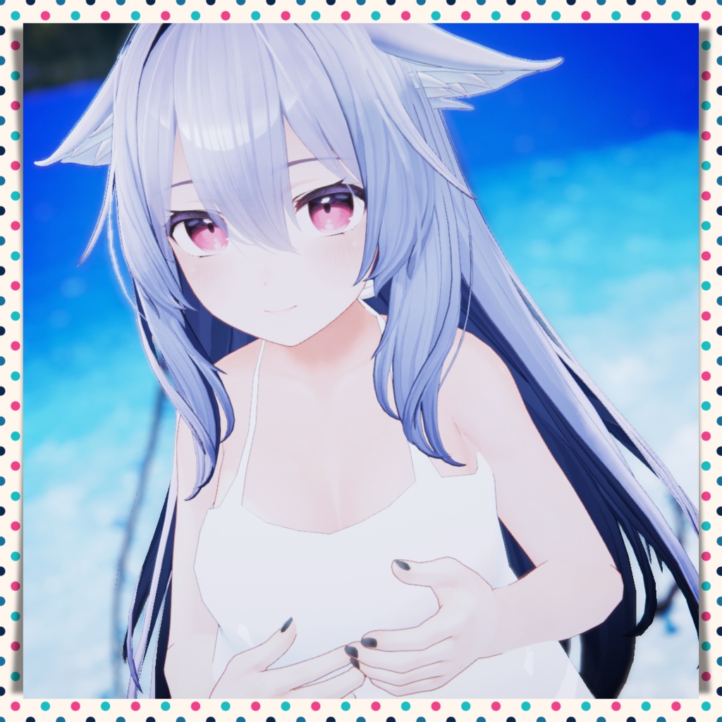 【VRChat想定】サマースカート【お着替え用】