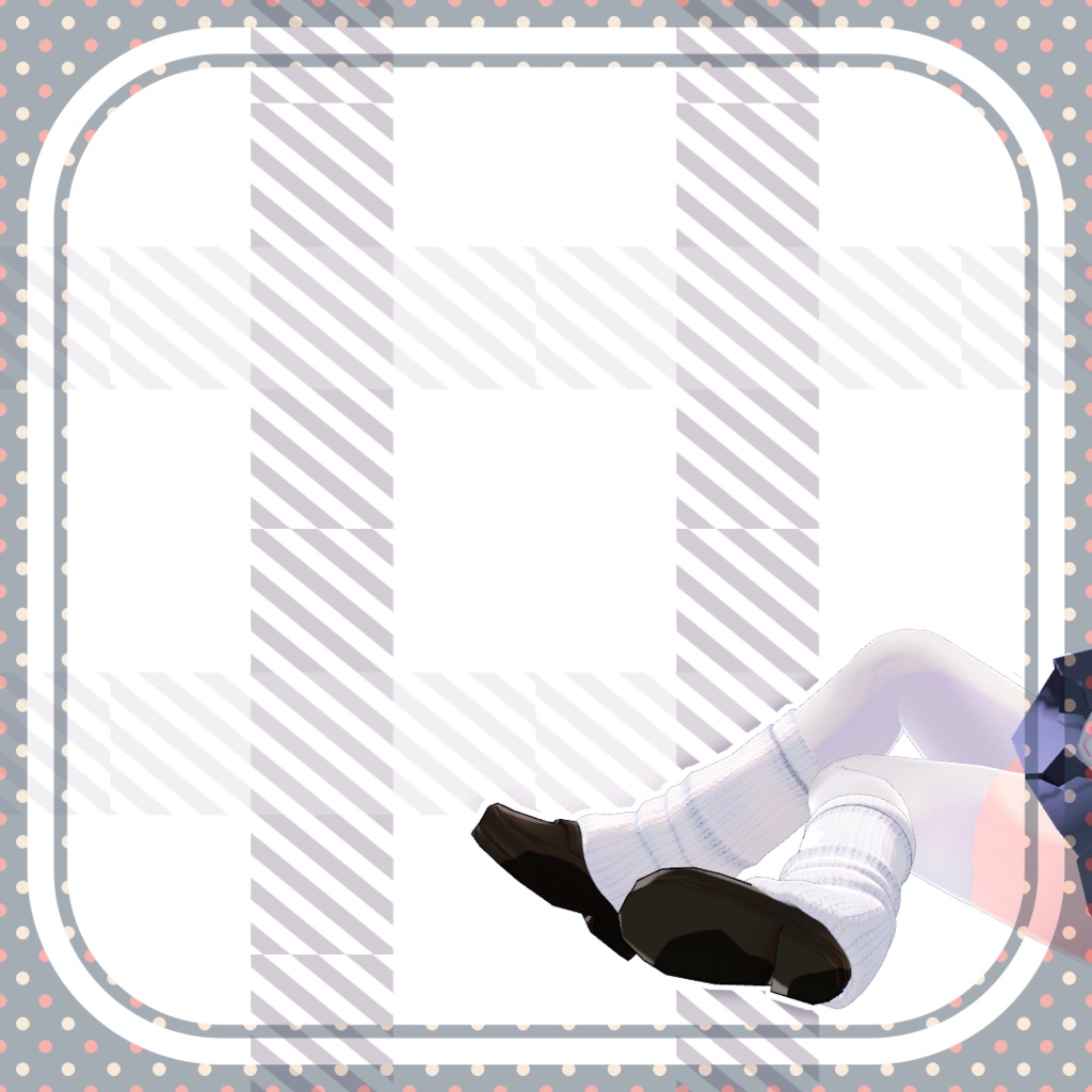 【イヨ向け】ルーズソックス(ローファー付き)