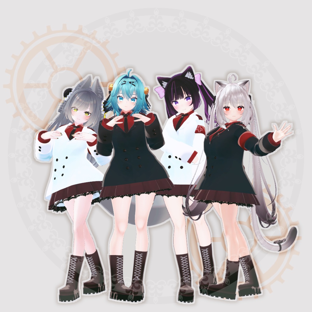 【VRChat想定】Beowulf medic【お着替え用】