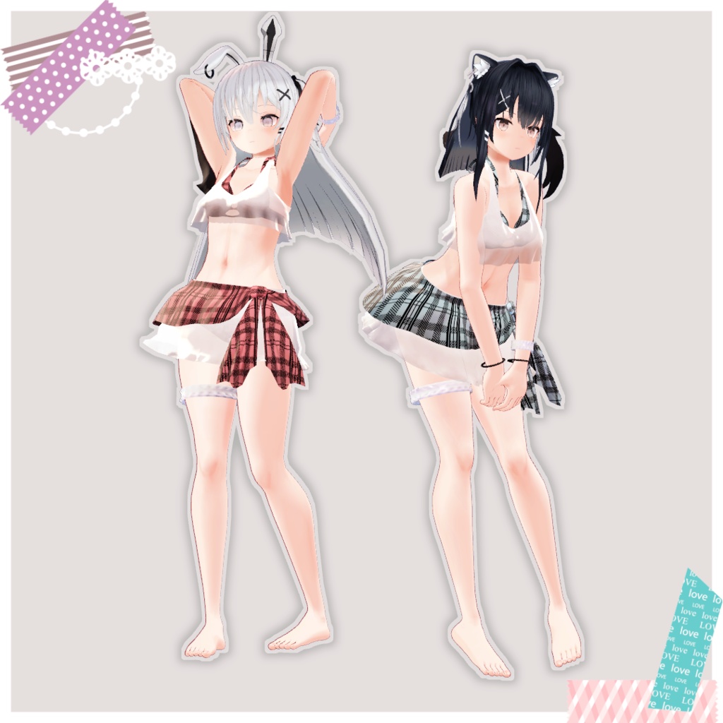 【メロル向け】CuteSwim【お着替え衣装】