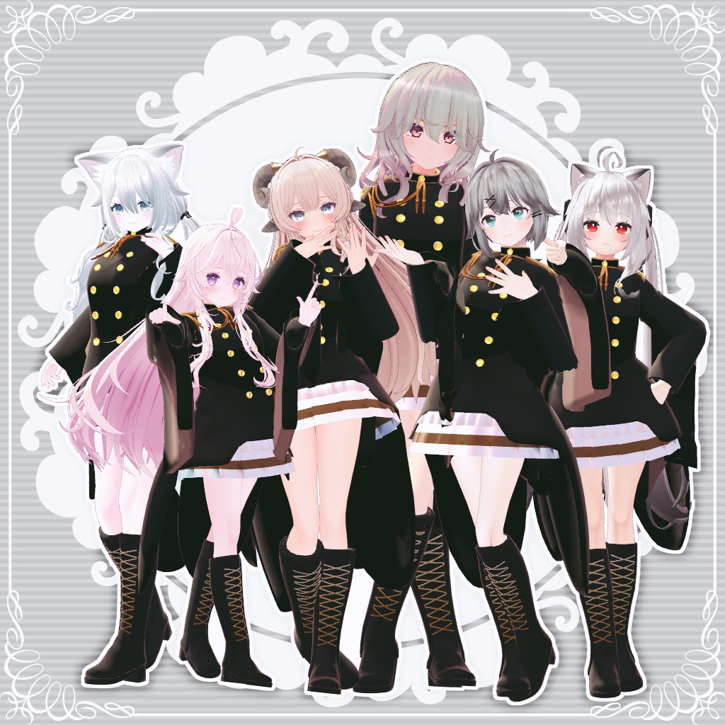 【VRChat想定】Beowulf fantasy 2【お着替え用】