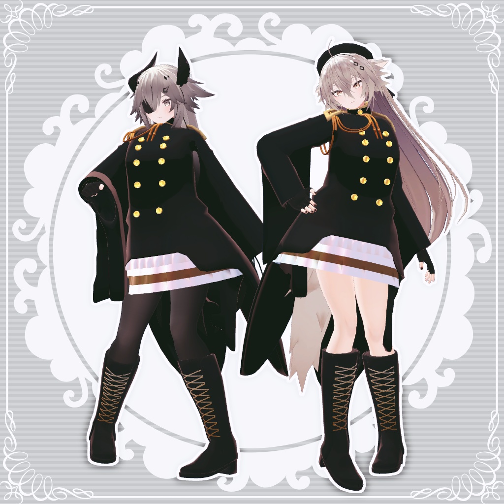 【VRChat想定】Beowulf fantasy 2【お着替え用】