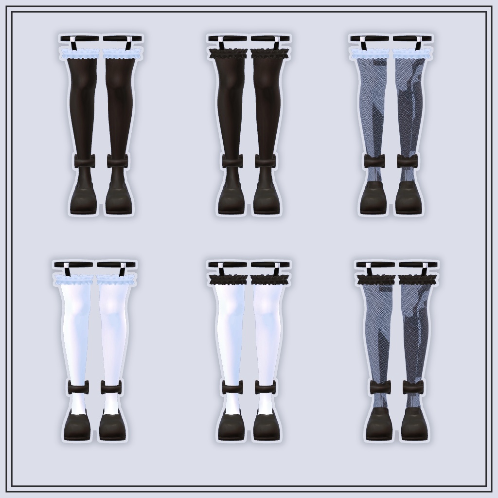 【VRChat想定】SpringGothic【お着替え用】