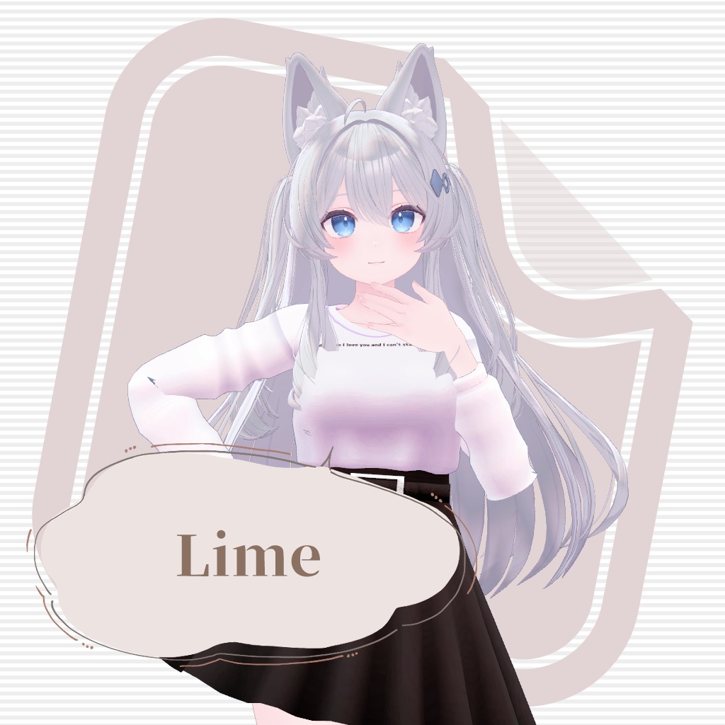 【VRChat想定】Spring Casual【お着替え用】