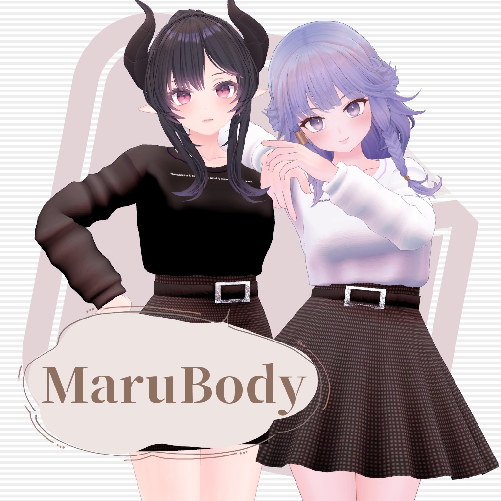 【VRChat想定】Spring Casual【お着替え用】