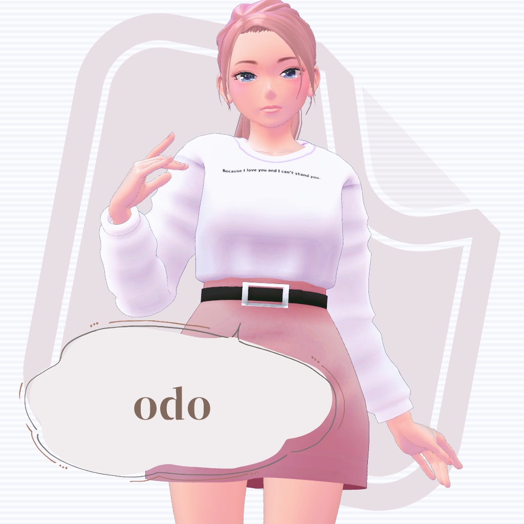 【VRChat想定】Spring Casual【お着替え用】