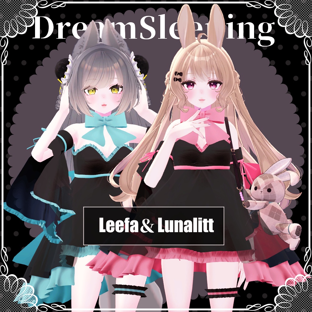 【VRChat想定】DreamSleeping【お着替え用】