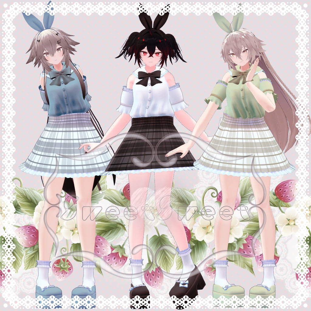 【VRChat想定】SweetSweet【お着替え用】