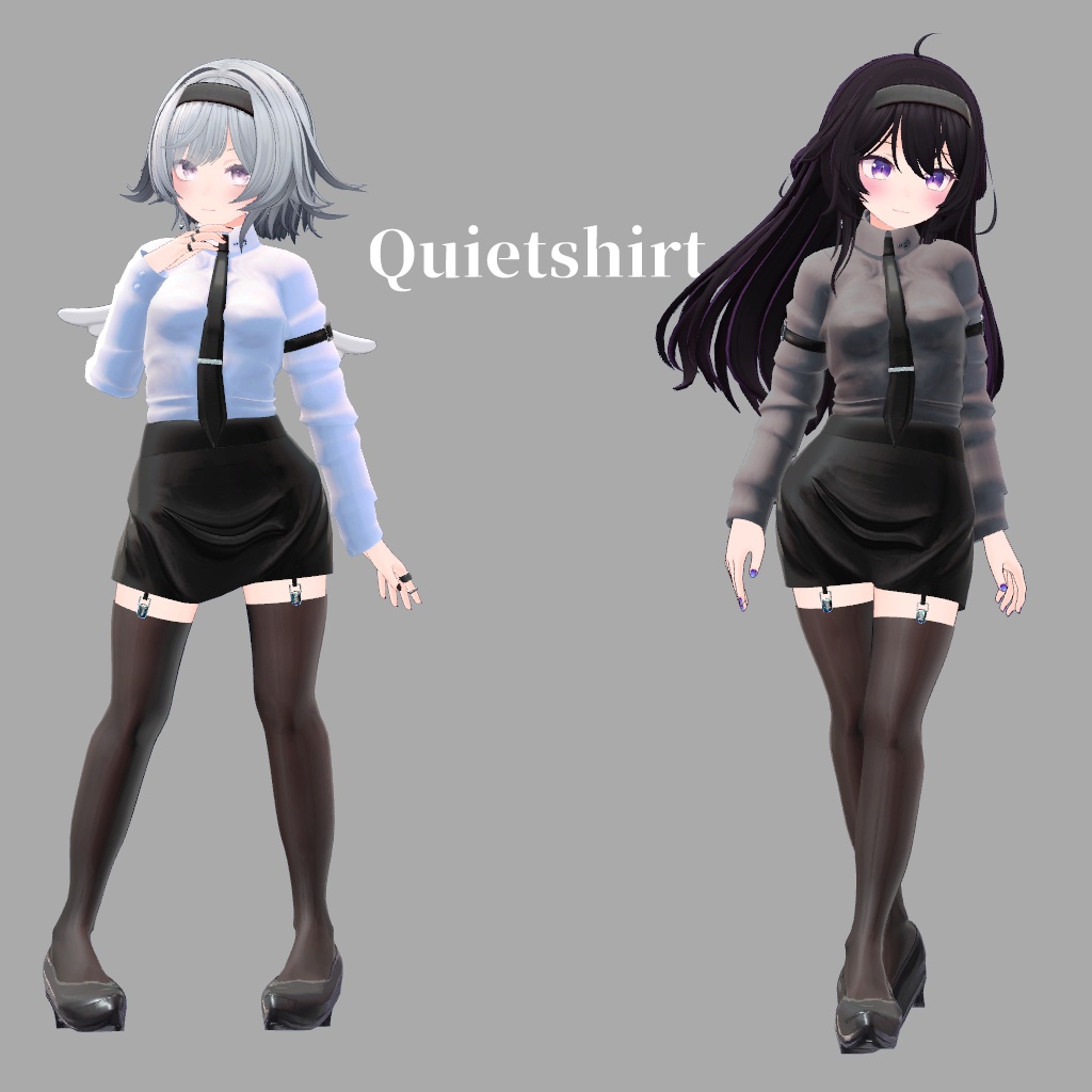サポート終了【VRChat想定】Quietshirt【お着替え用】