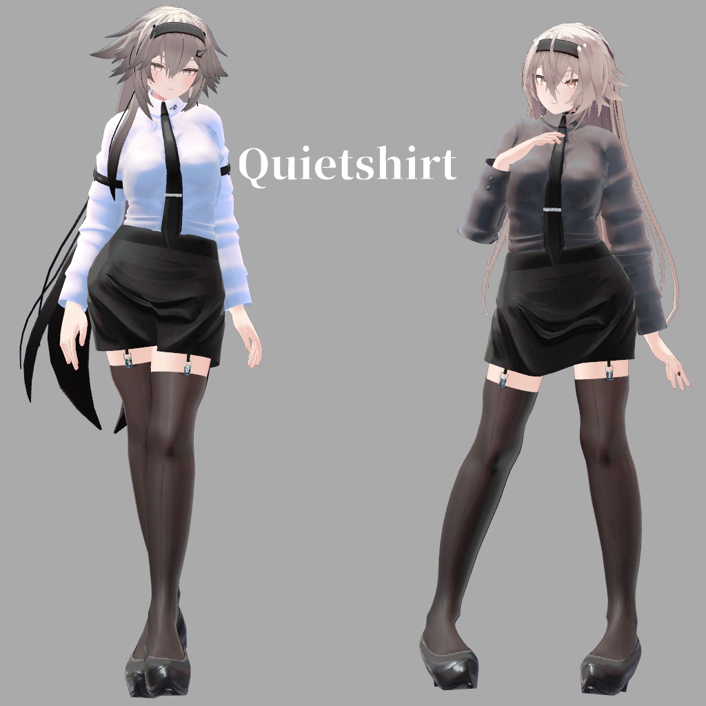 サポート終了【VRChat想定】Quietshirt【お着替え用】