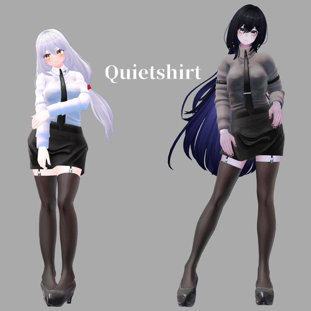 サポート終了【VRChat想定】Quietshirt【お着替え用】
