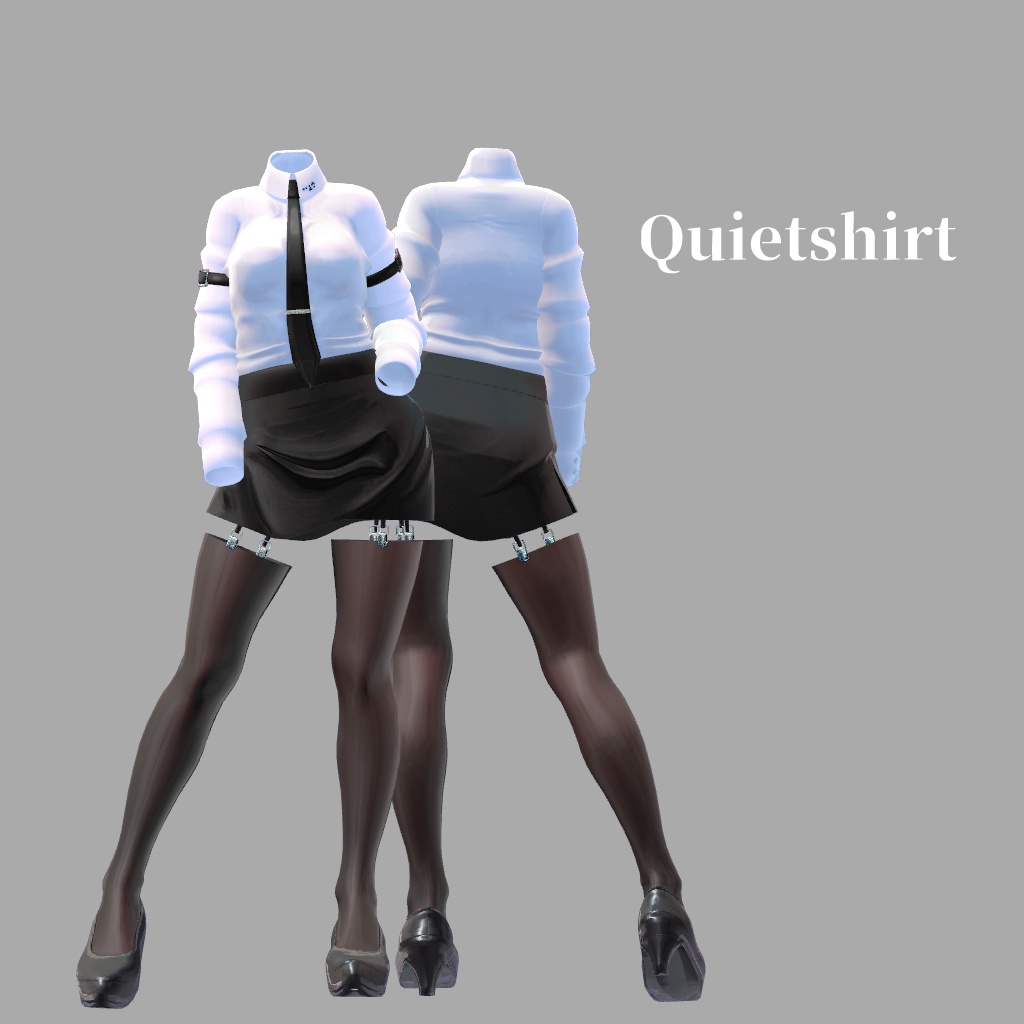 サポート終了【VRChat想定】Quietshirt【お着替え用】
