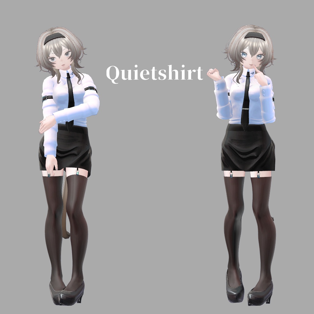 サポート終了【VRChat想定】Quietshirt【お着替え用】