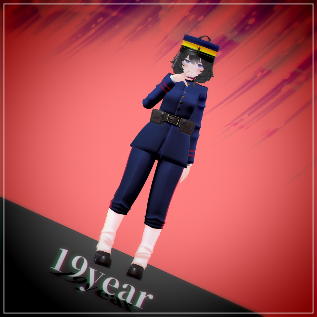 【VRChat想定】19year【お着替え用】