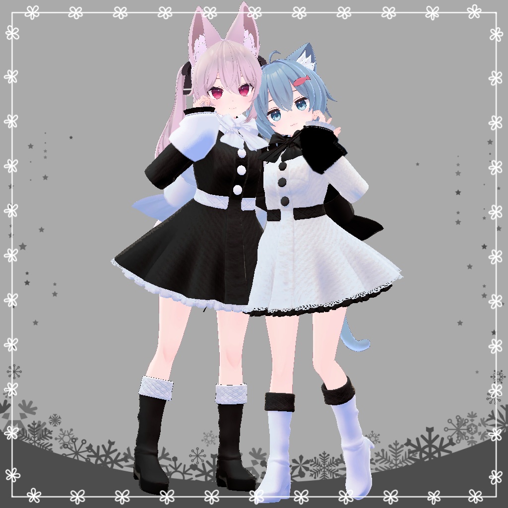 【複数アバター対応】RibbonCoat