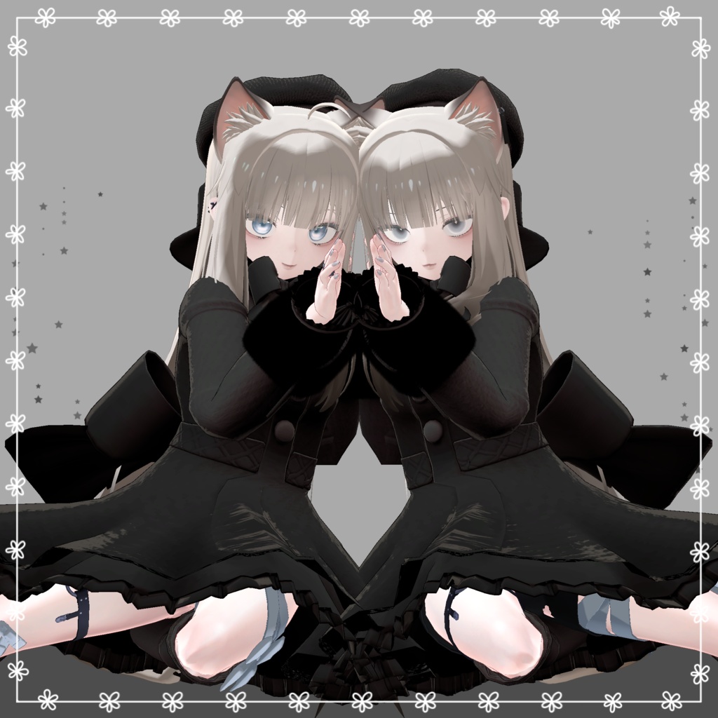 【複数アバター対応】RibbonCoat