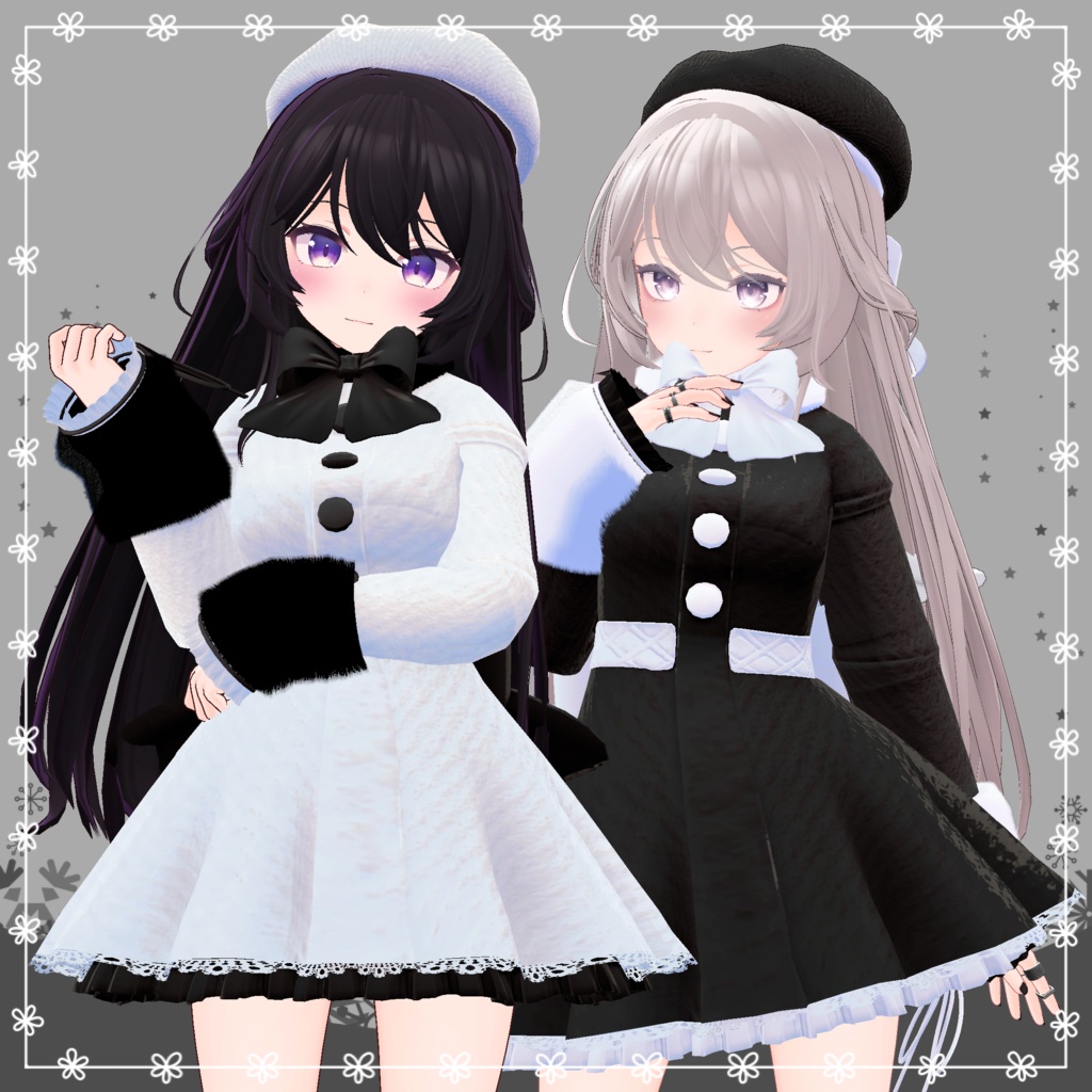 【複数アバター対応】RibbonCoat