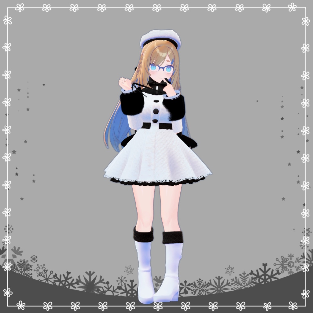 【複数アバター対応】RibbonCoat