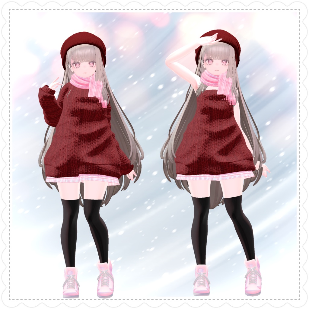 【複数アバター対応】drop winter