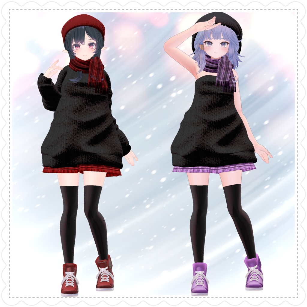 【複数アバター対応】drop winter