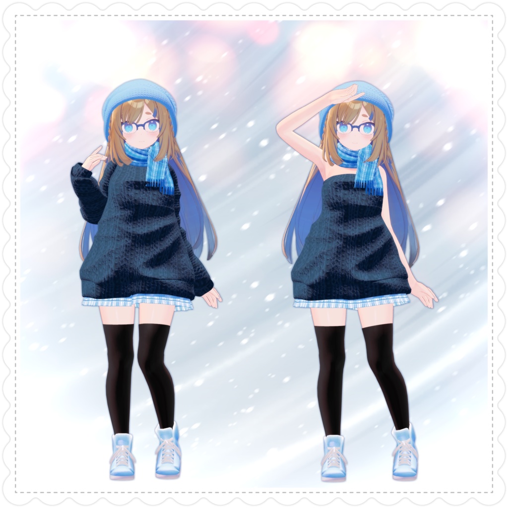 【複数アバター対応】drop winter