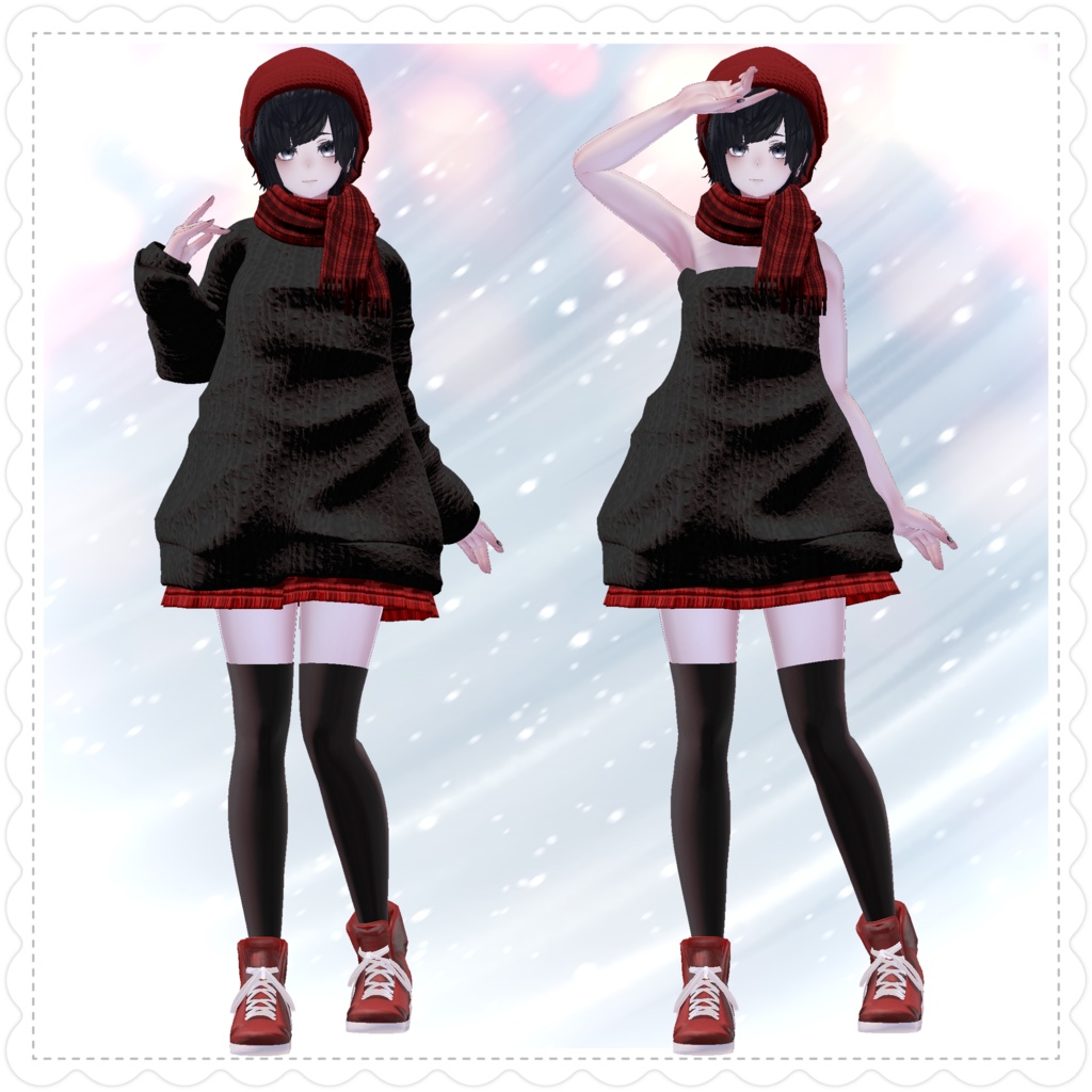 【複数アバター対応】drop winter