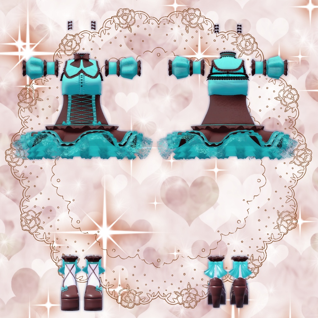 【複数アバター対応】ロマンティックショコラ