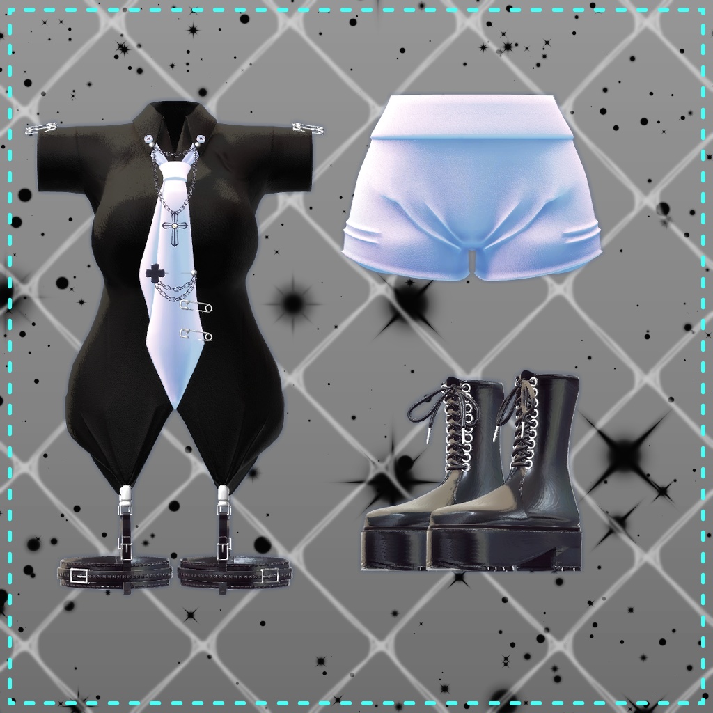 【複数アバター対応】drop punk -summer-