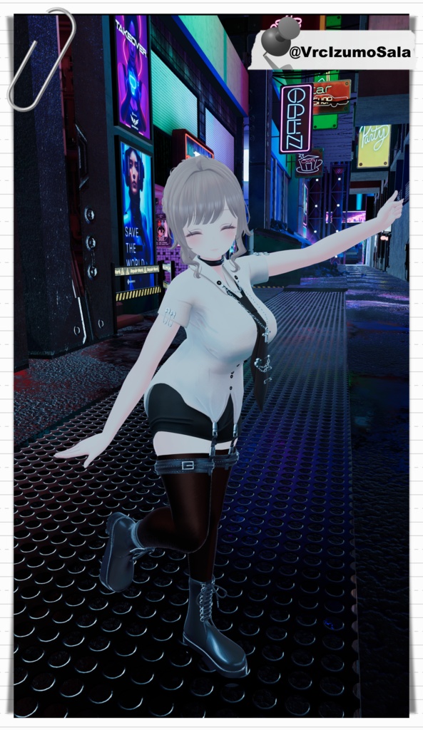 【複数アバター対応】drop punk -summer-