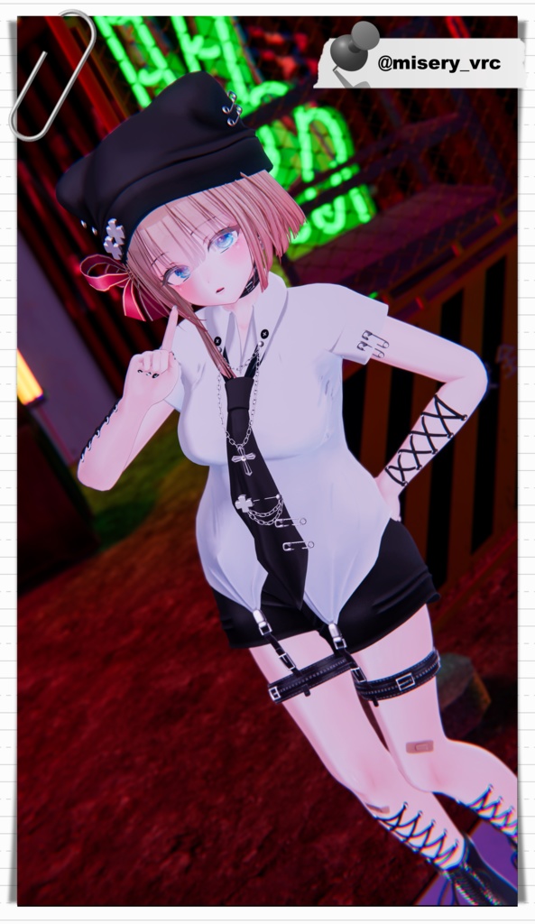 【複数アバター対応】drop punk -summer-