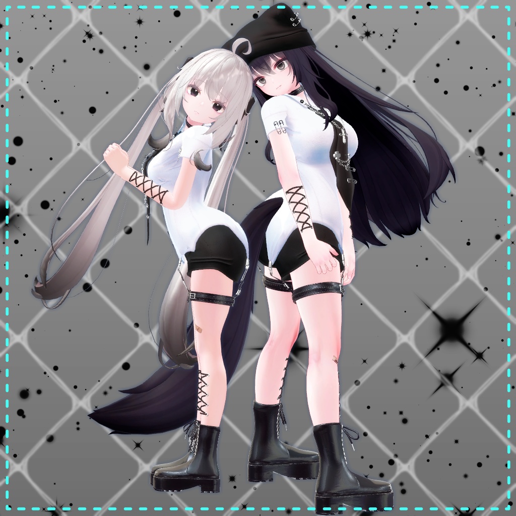 【複数アバター対応】drop punk -summer-