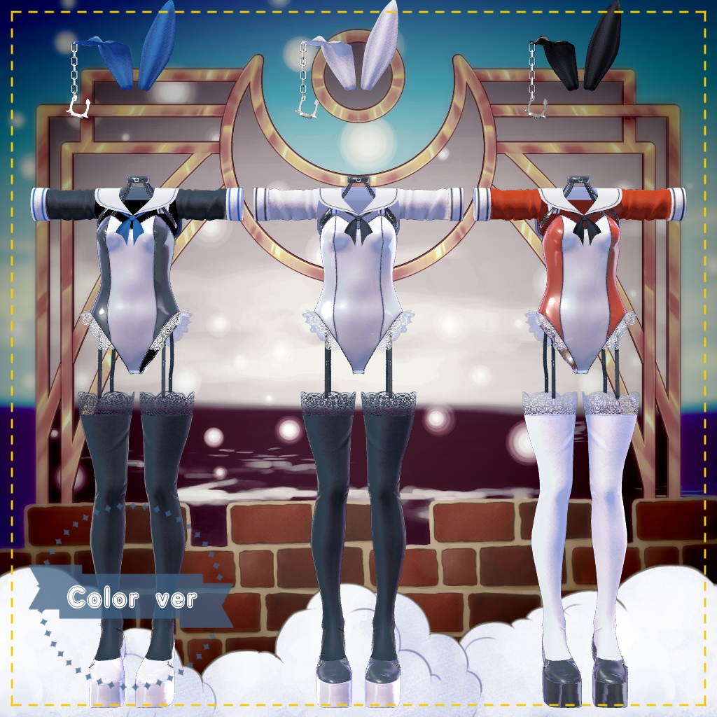 【複数アバター対応】セーラーバニー