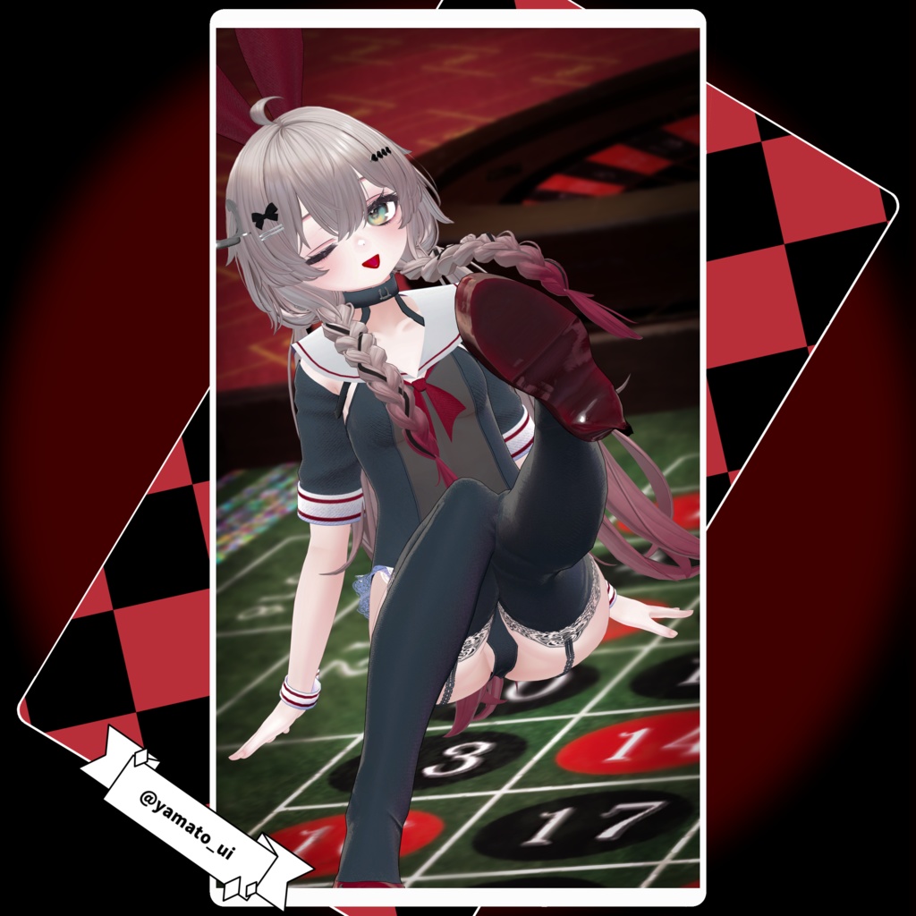 【複数アバター対応】セーラーバニー