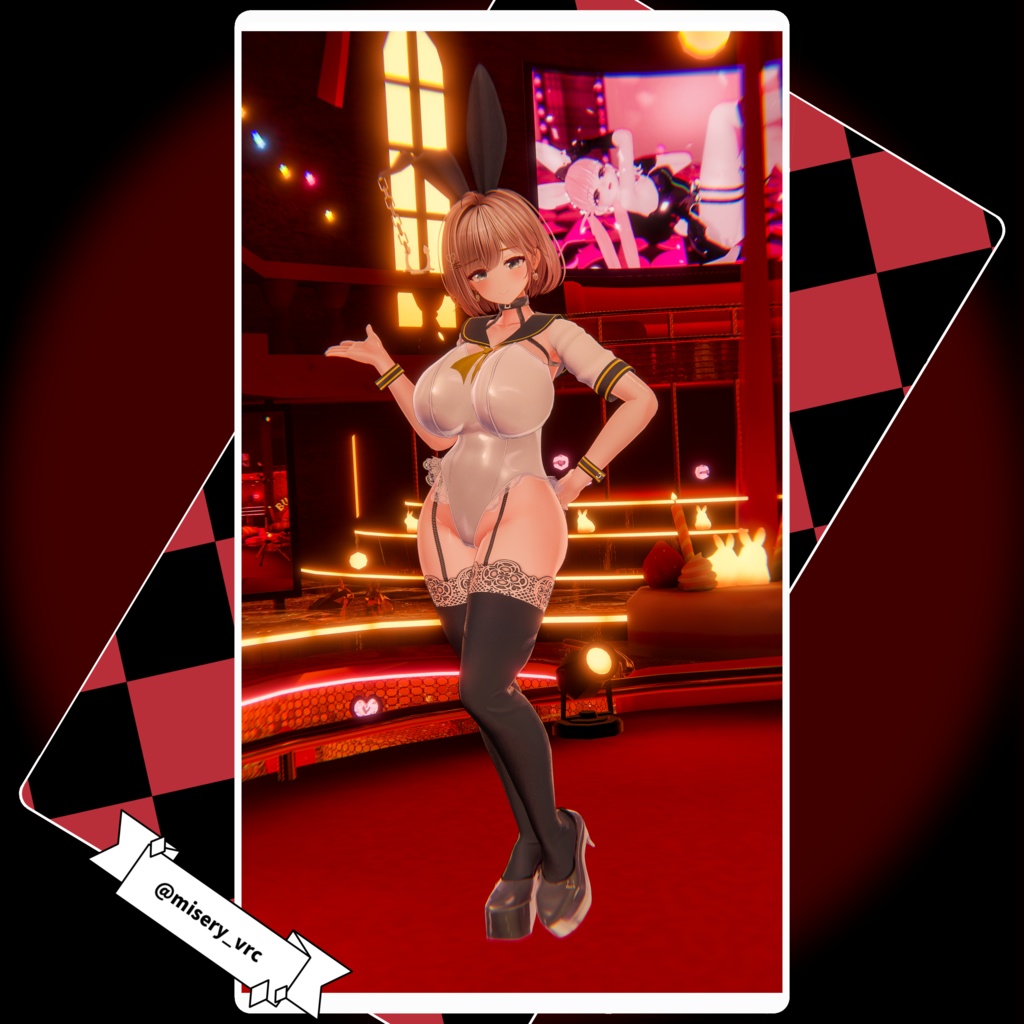 【複数アバター対応】セーラーバニー