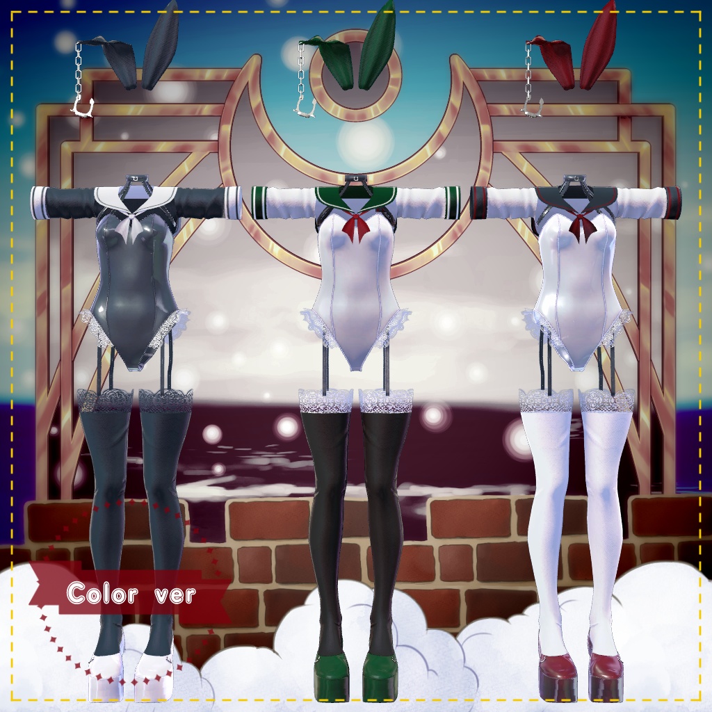 【複数アバター対応】セーラーバニー