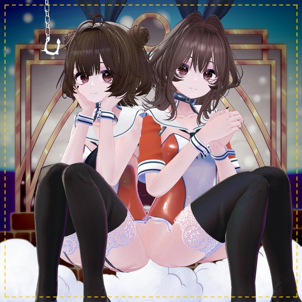 【複数アバター対応】セーラーバニー