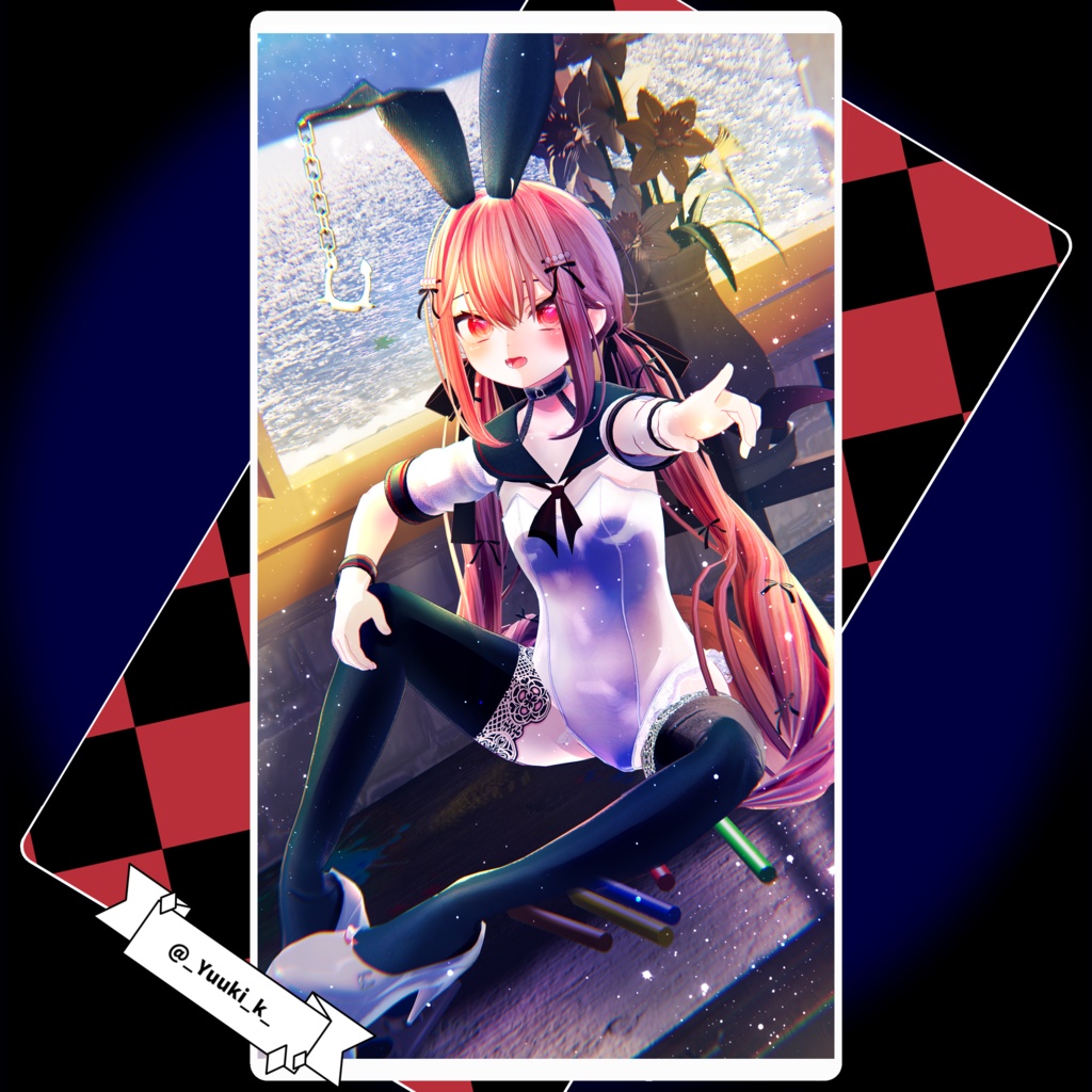 【複数アバター対応】セーラーバニー